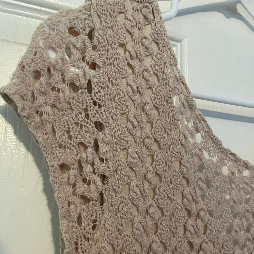 Free People Knit Overlay Dress